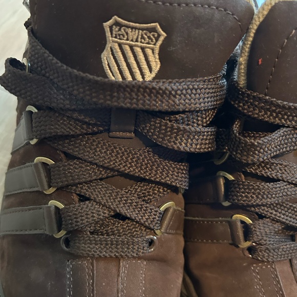 Men's K-Swiss Brown Suede Sneakers, Size 9 - Picture 7 of 10